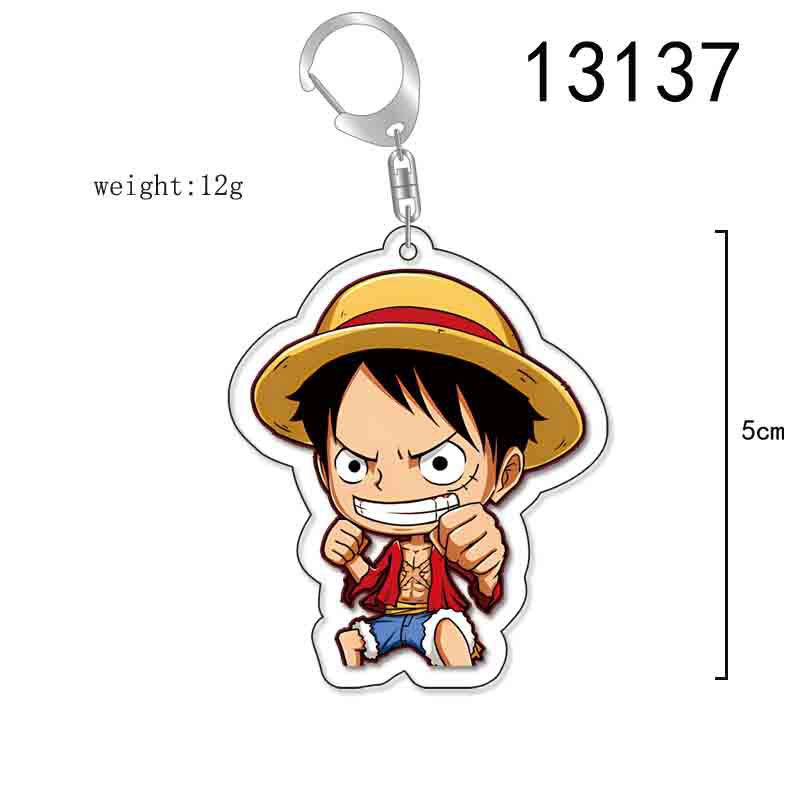 One Piece anime keychain