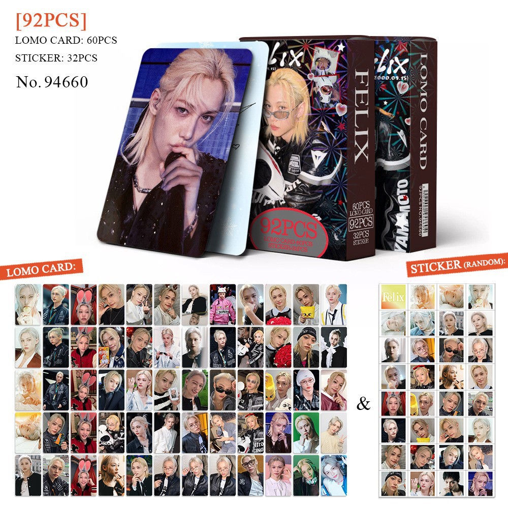 Straykids anime lomo cards price for a set of 92 pcs