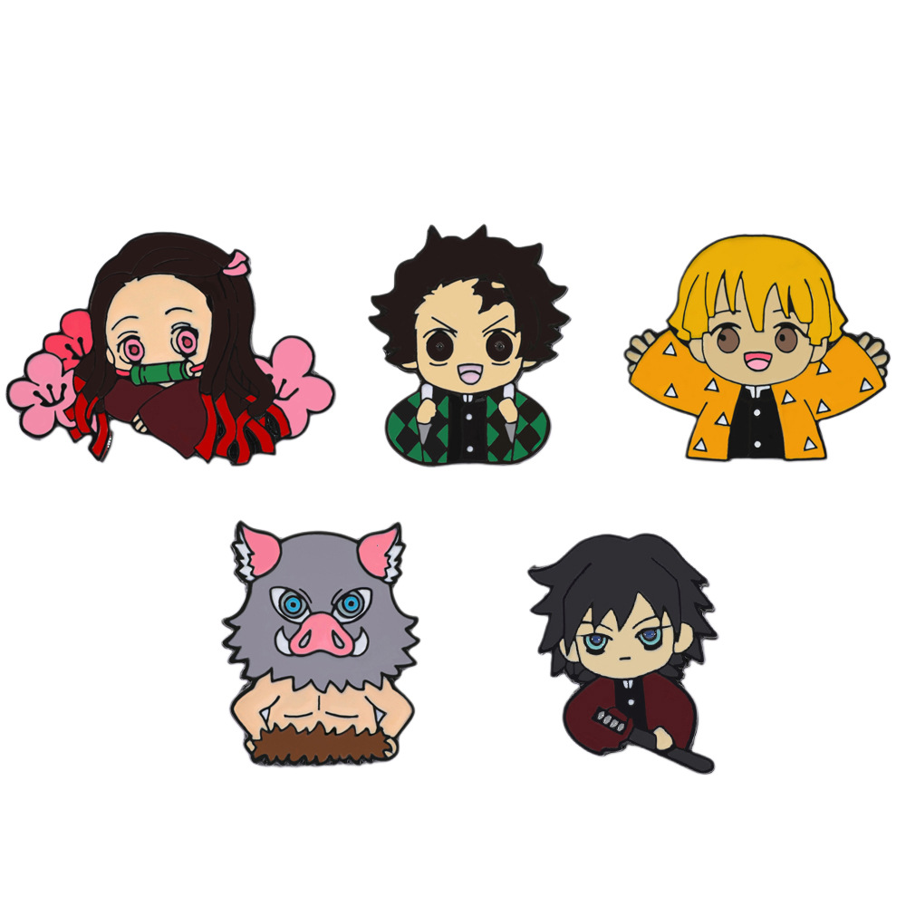 Demon slayer kimets anime pin