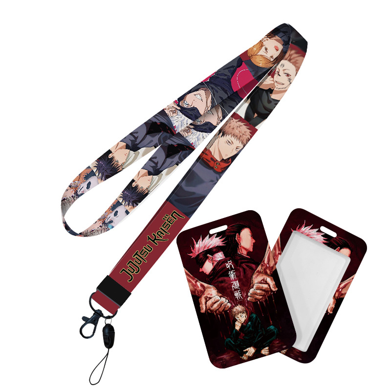 Jujutsu Kaisen anime lanyard phonestrap 6pcs a set