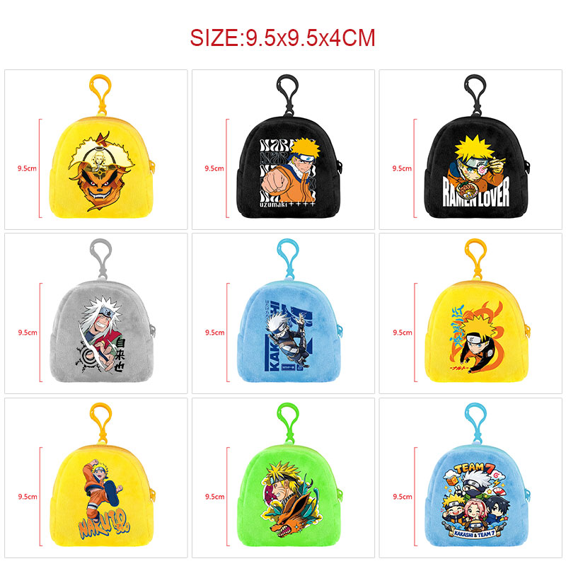 Naruto anime bag 9.5*9.5*4cm