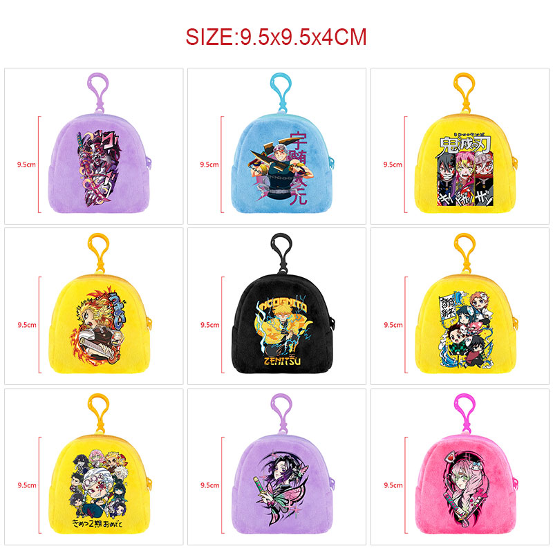 Demon slayer kimets anime bag 9.5*9.5*4cm