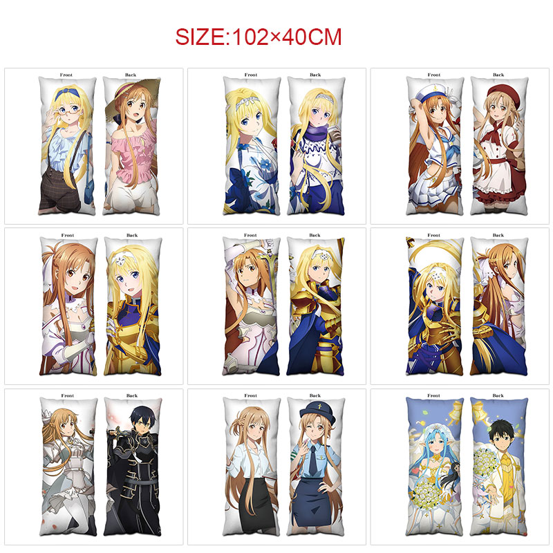 Sword art online anime cushion 102*40cm