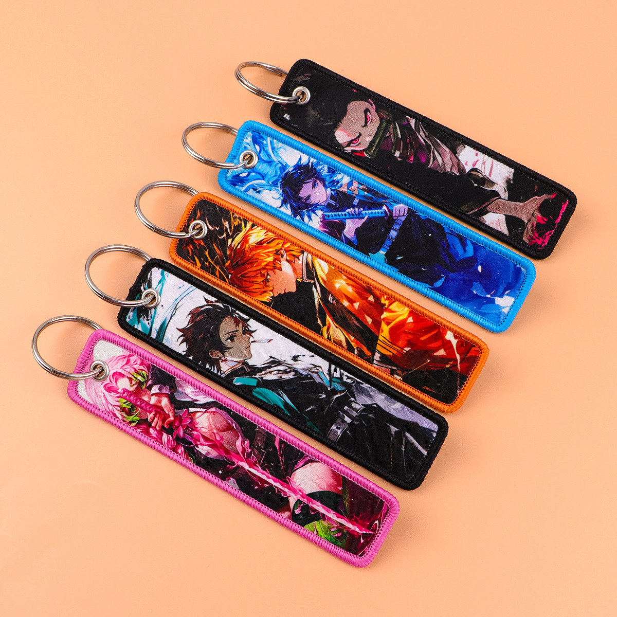 Demon slayer kimets anime keychain