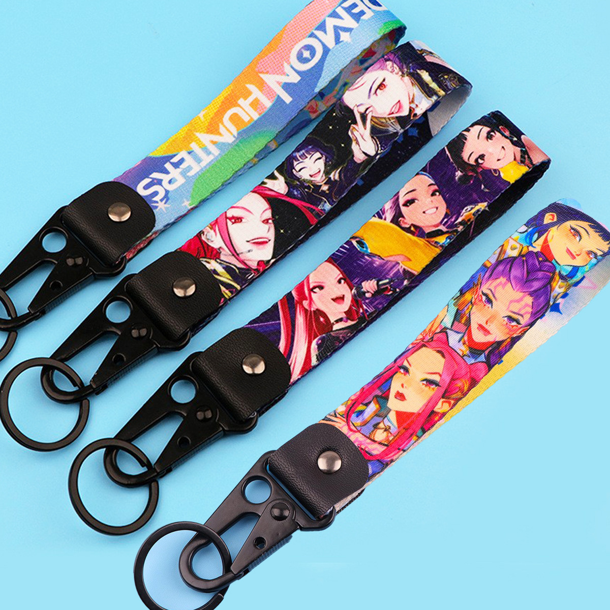 Kpop demon hunters anime keychain