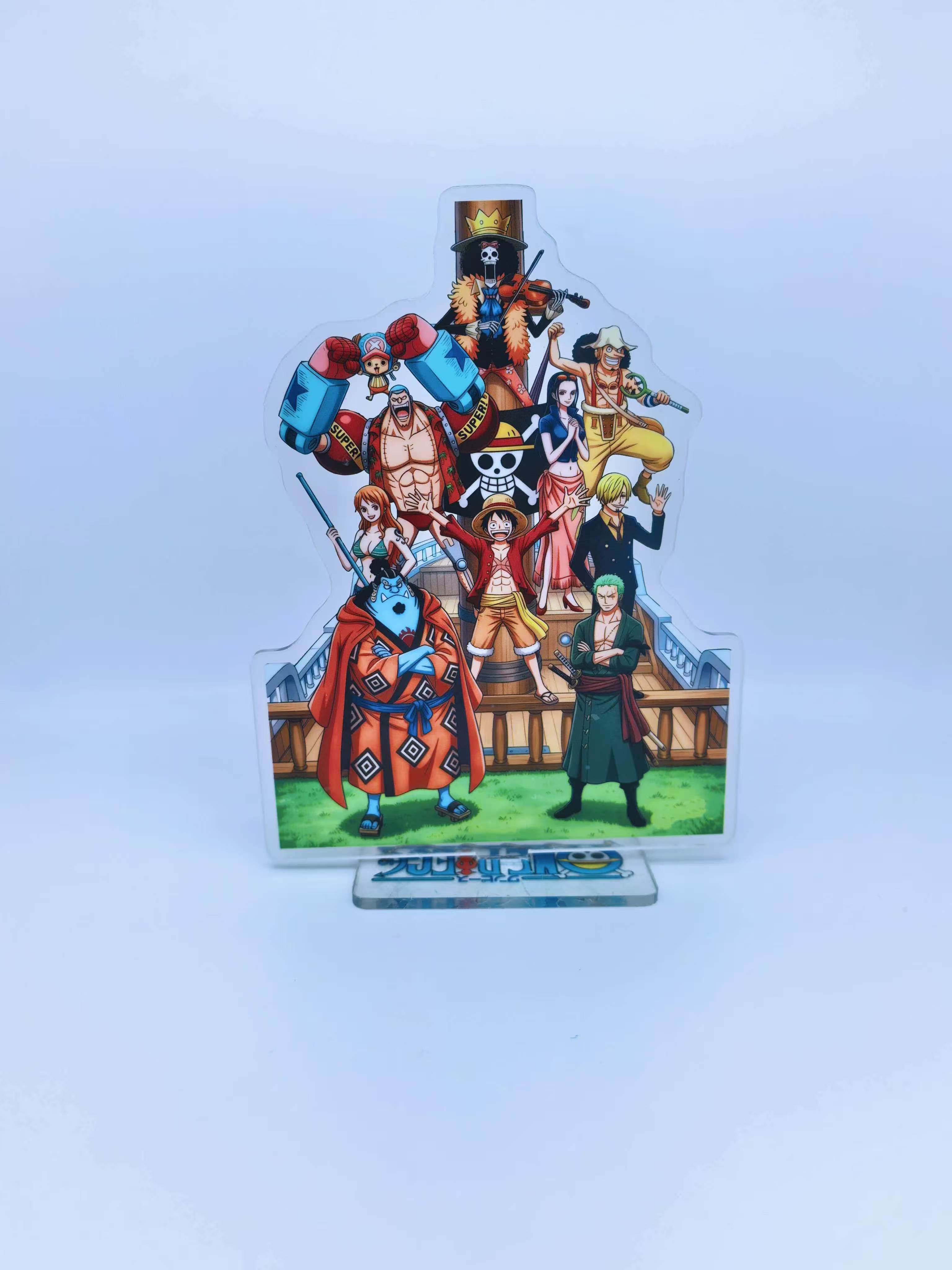 One Piece anime standing plate