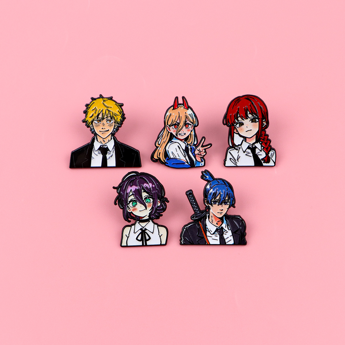 chainsaw man anime pin