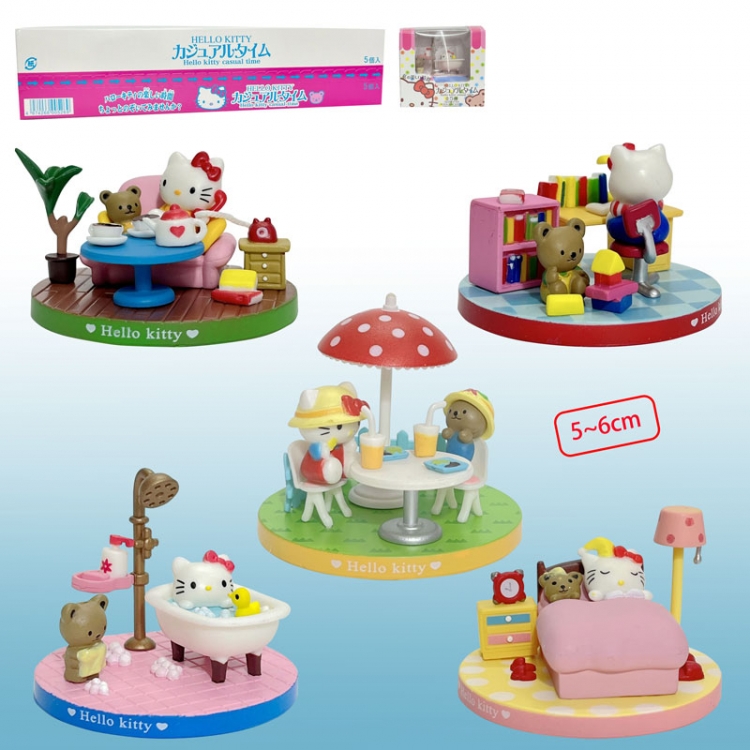 Hello kitty anime figure 5-6cm