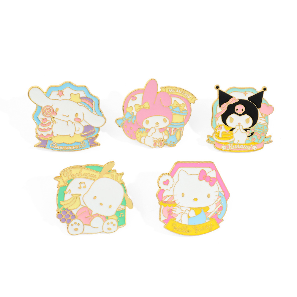 Kuromi anime pin
