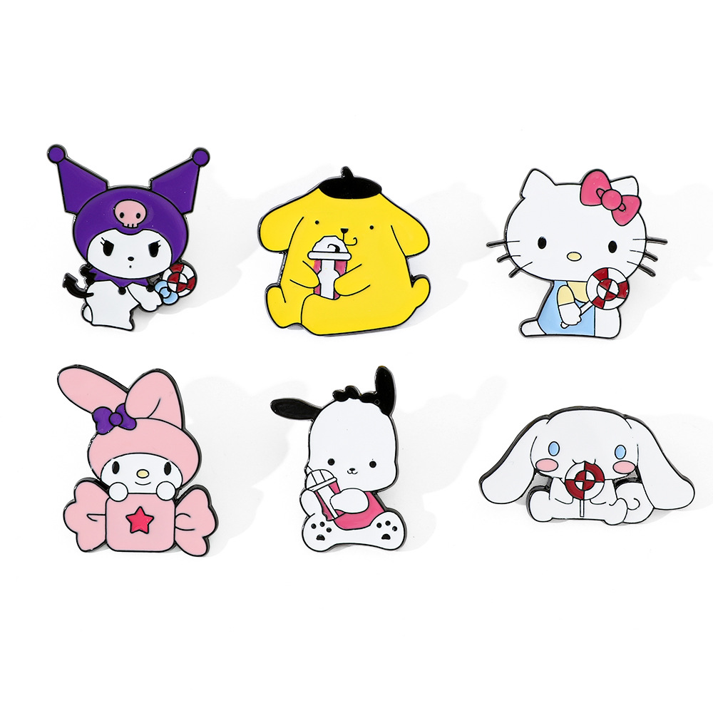Kuromi anime pin