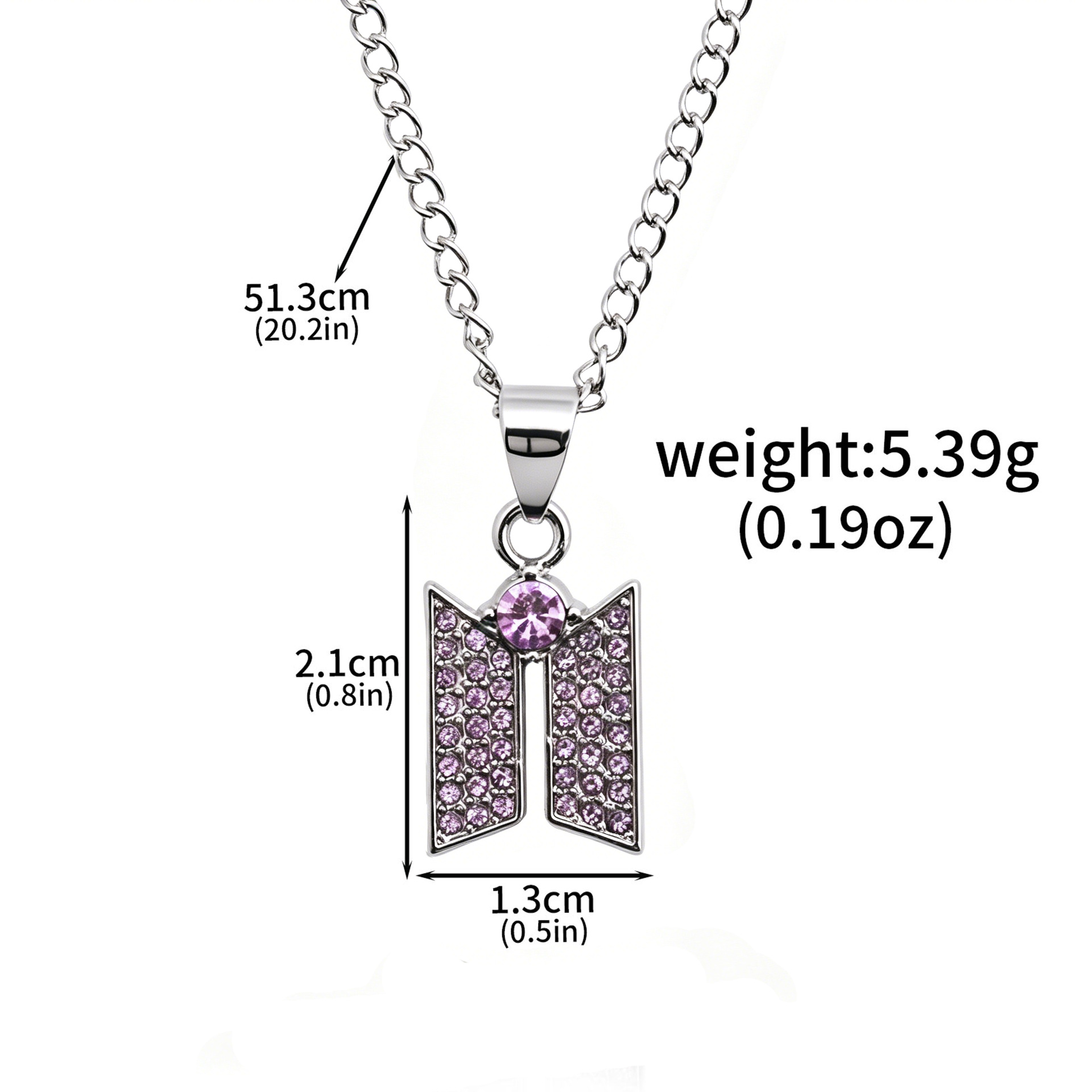 BTS anime necklace