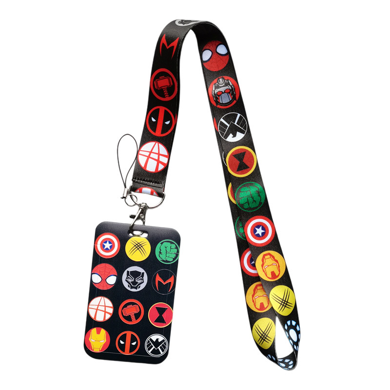 Avengers anime lanyard phonestrap7*11cm price for 10 pcs