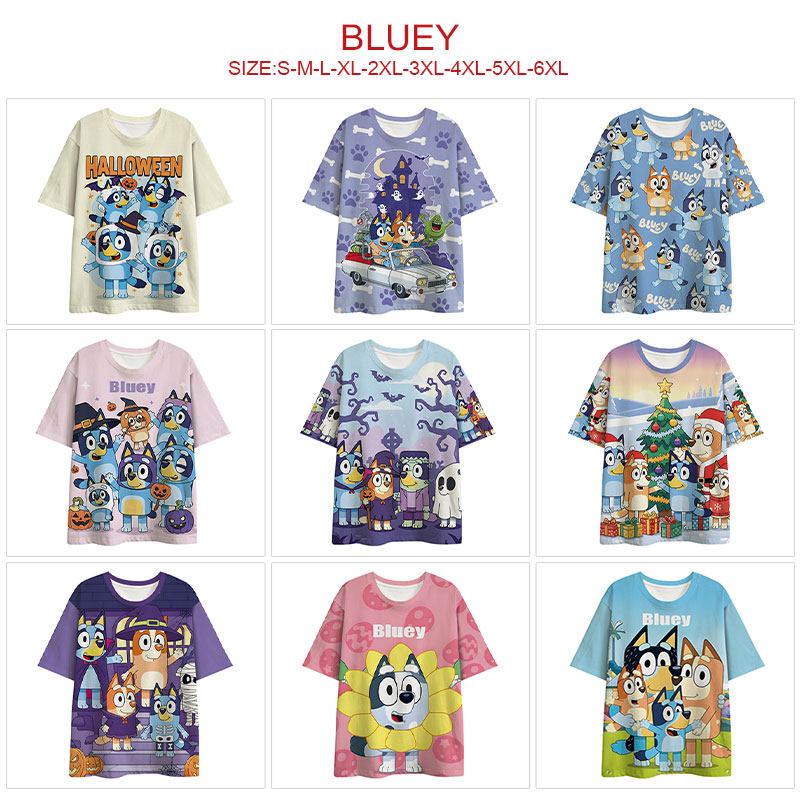 Bluey anime T-shirt