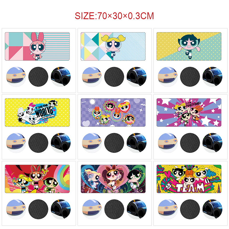 The Powerpuff Girls anime Mouse pad 70*30cm