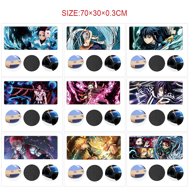 Demon slayer kimets anime Mouse pad 70*30cm