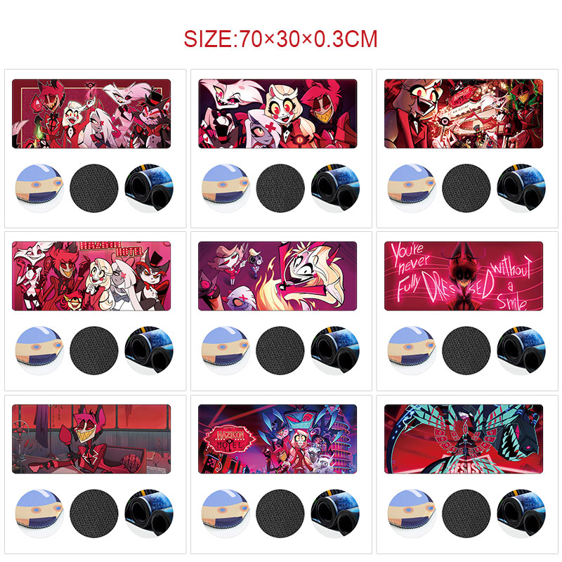 Hazbin hotel anime Mouse pad 70*30cm
