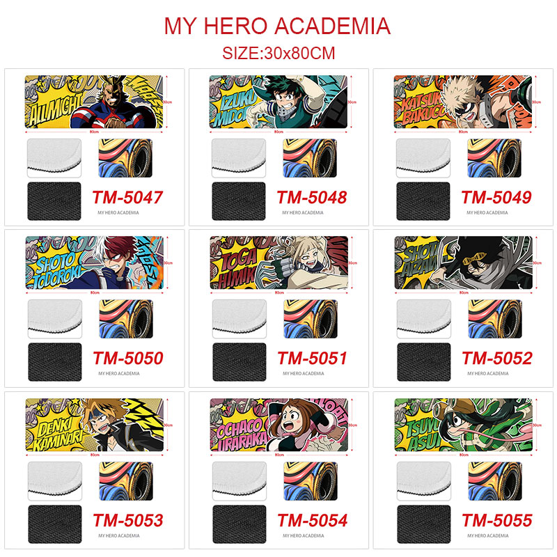 My Hero Academia anime Mouse pad 30*80cm