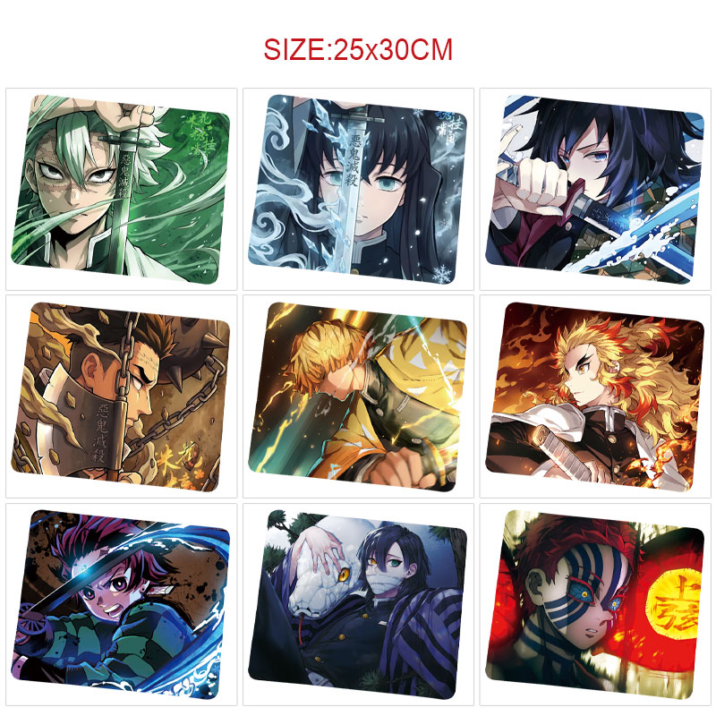 Demon slayer kimets anime mouse pad 25*30cm