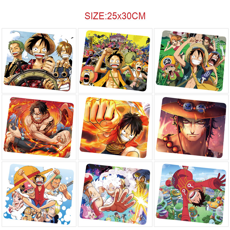 One Piece anime mouse pad 25*30cm