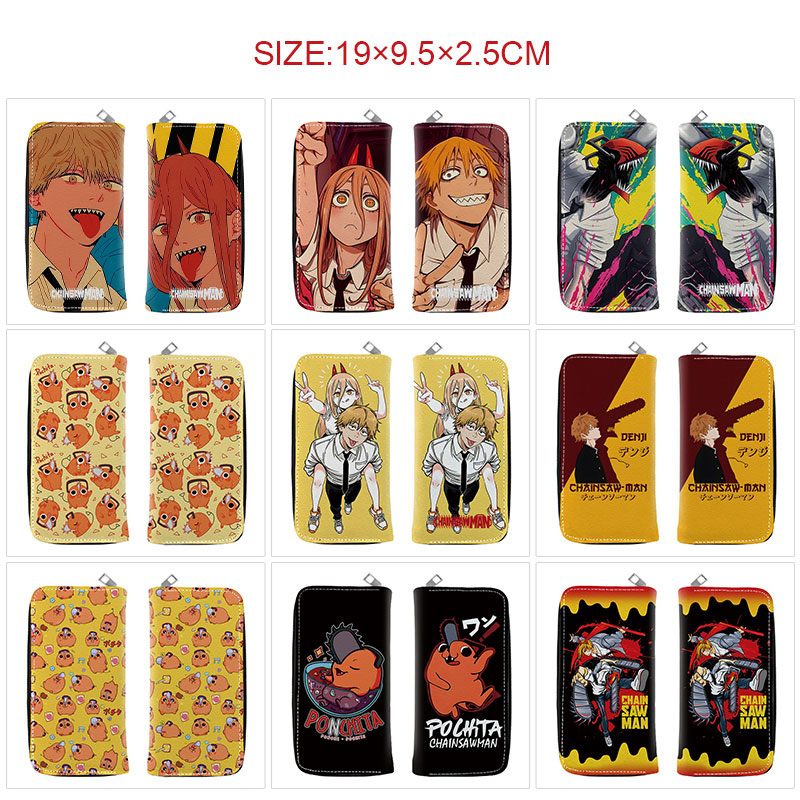 chainsaw man anime wallet