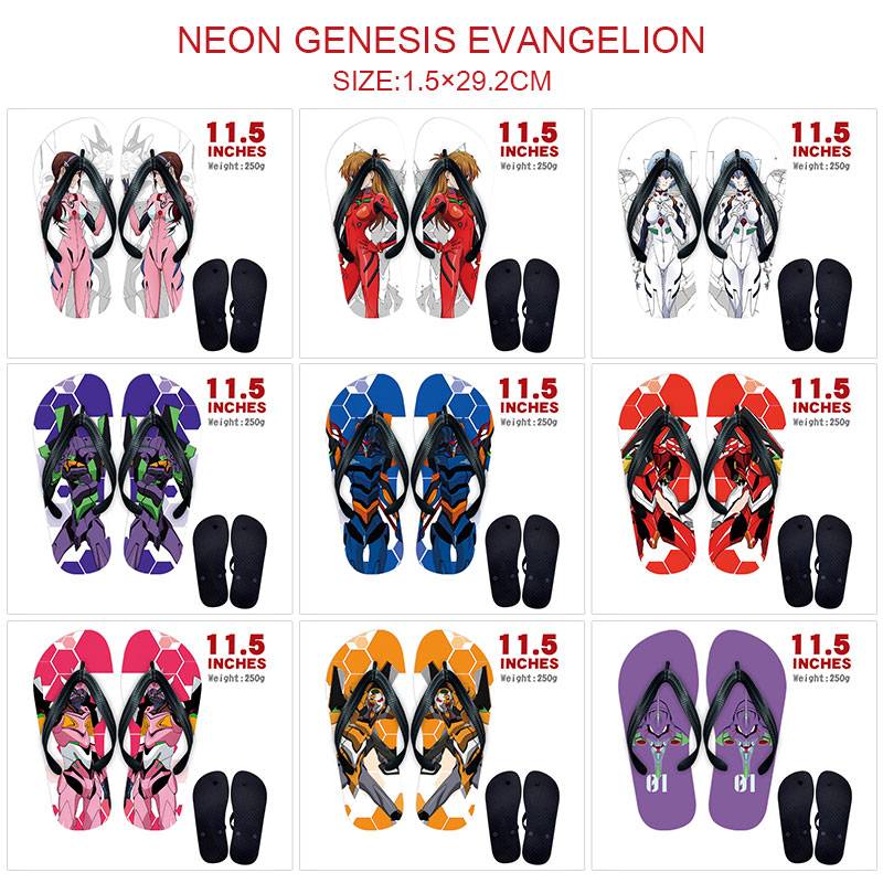 EVA anime flip flops shoes slippers a pair