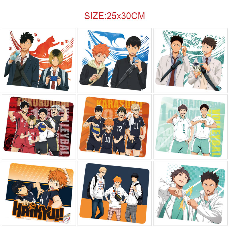 Haikyuu anime mouse pad 25*30cm