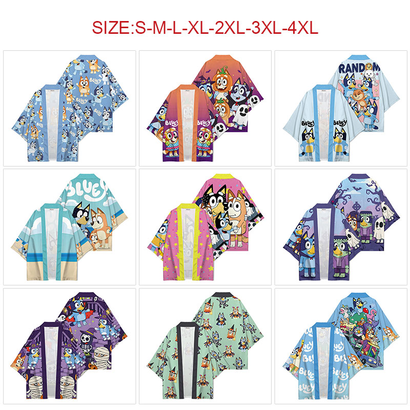 Bluey anime kimono