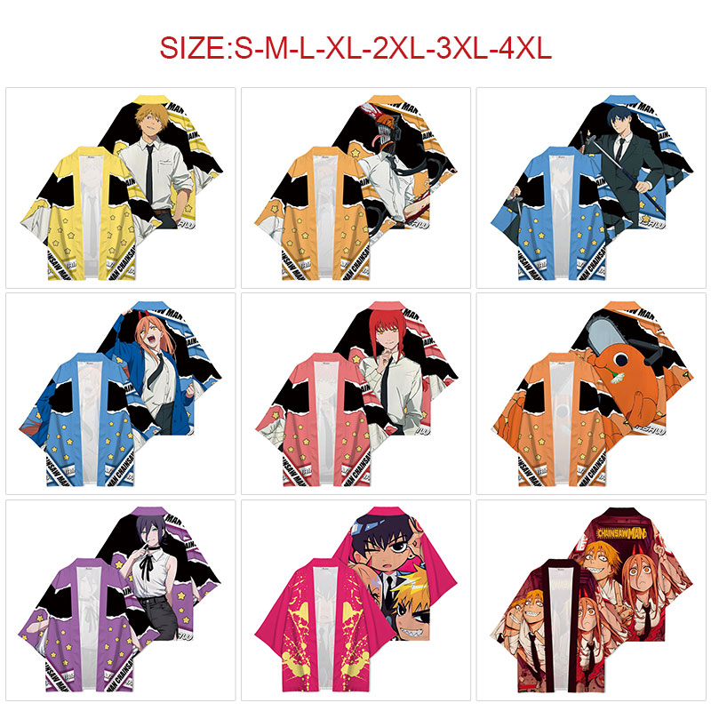 chainsaw man anime kimono