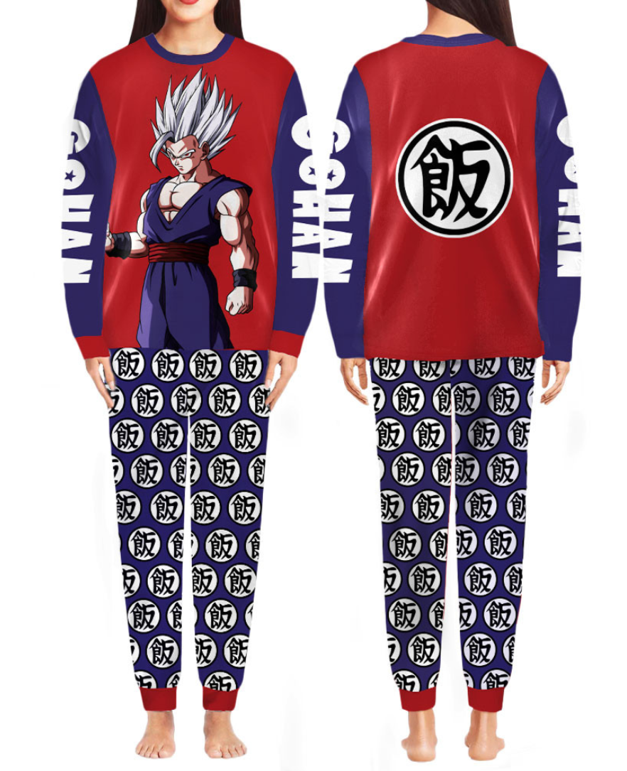 Dragon ball anime  hoodie set