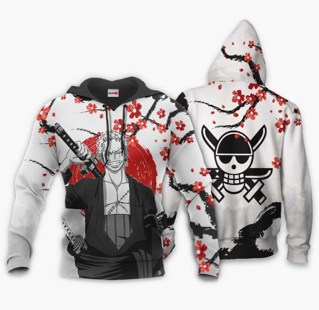 One Piece anime hoodie