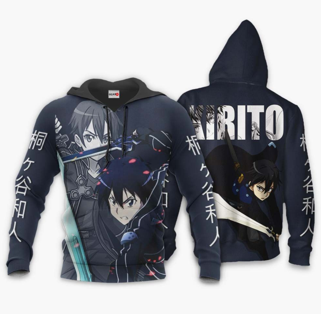 Sword art online anime hoodie
