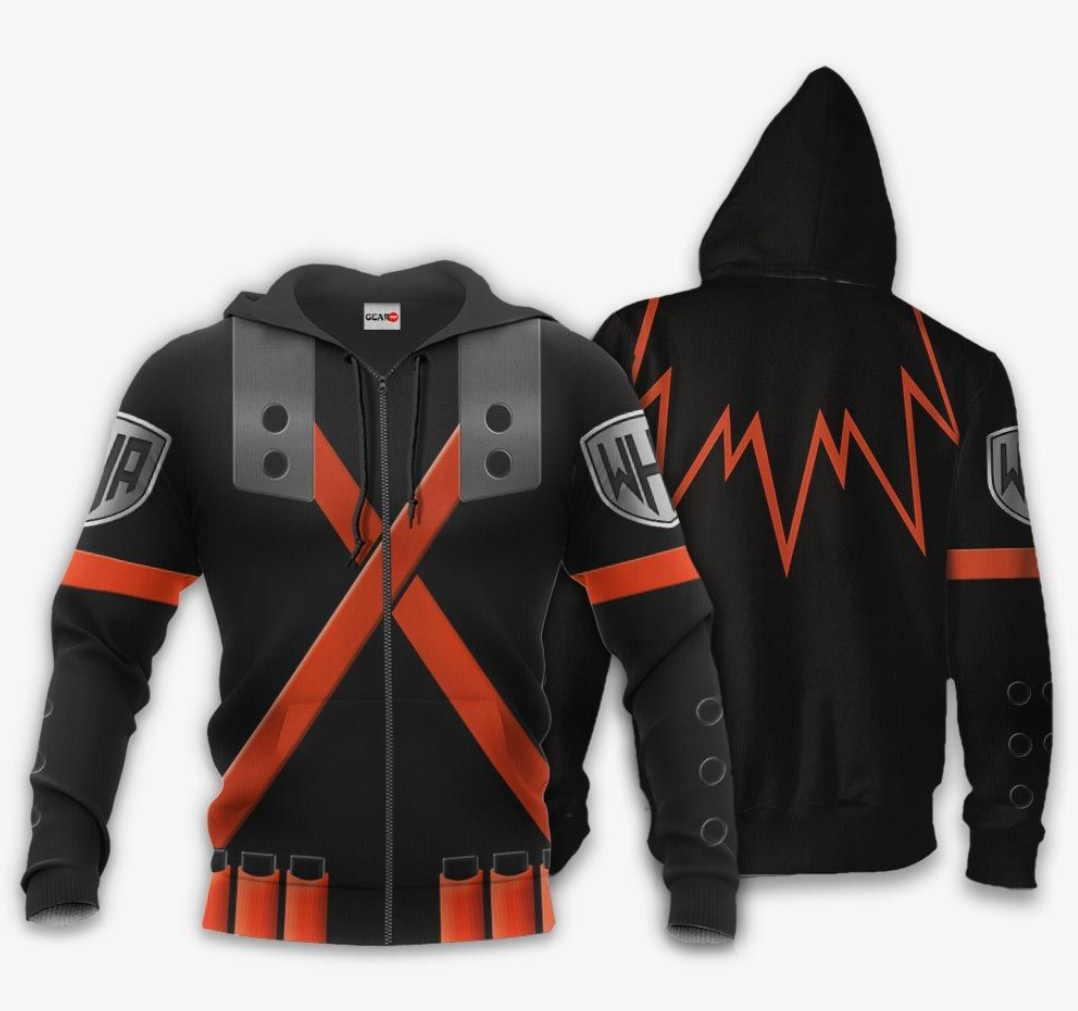 My Hero Academia anime hoodie