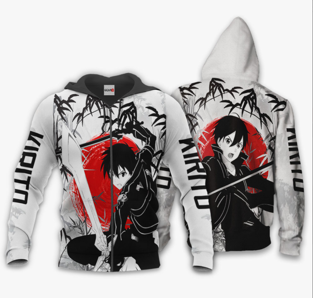 Sword art online anime hoodie