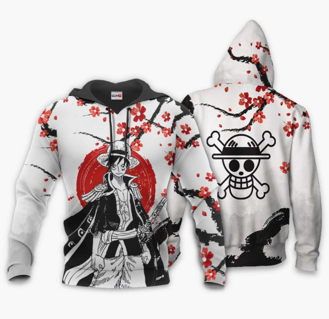 One Piece anime hoodie