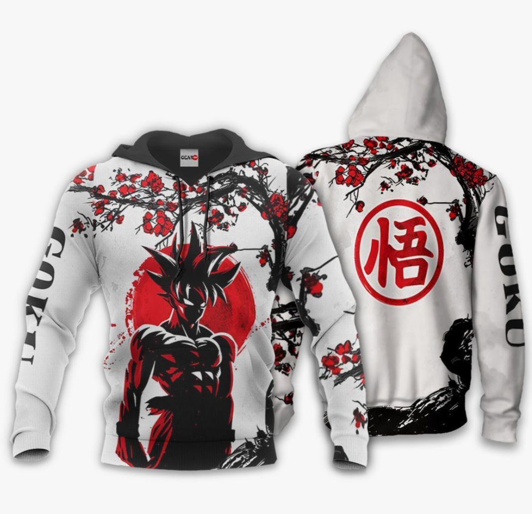 Dragon ball anime hoodie