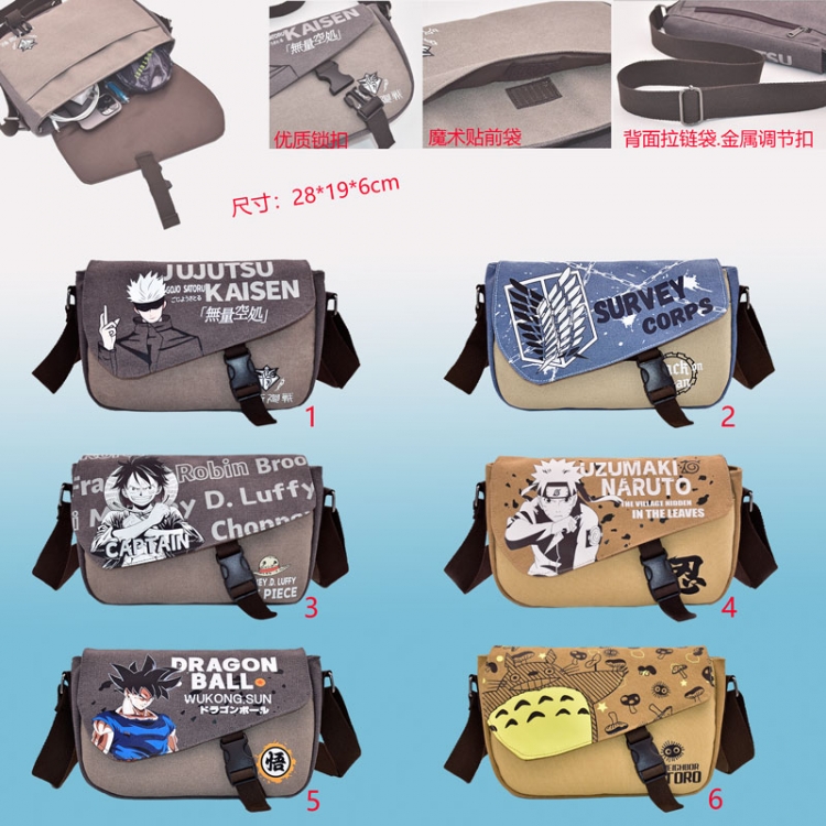One Piece anime shoulder bag