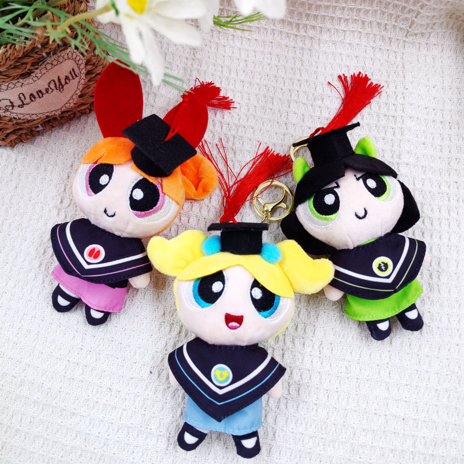 The Powerpuff Girls anime plush doll 13cm