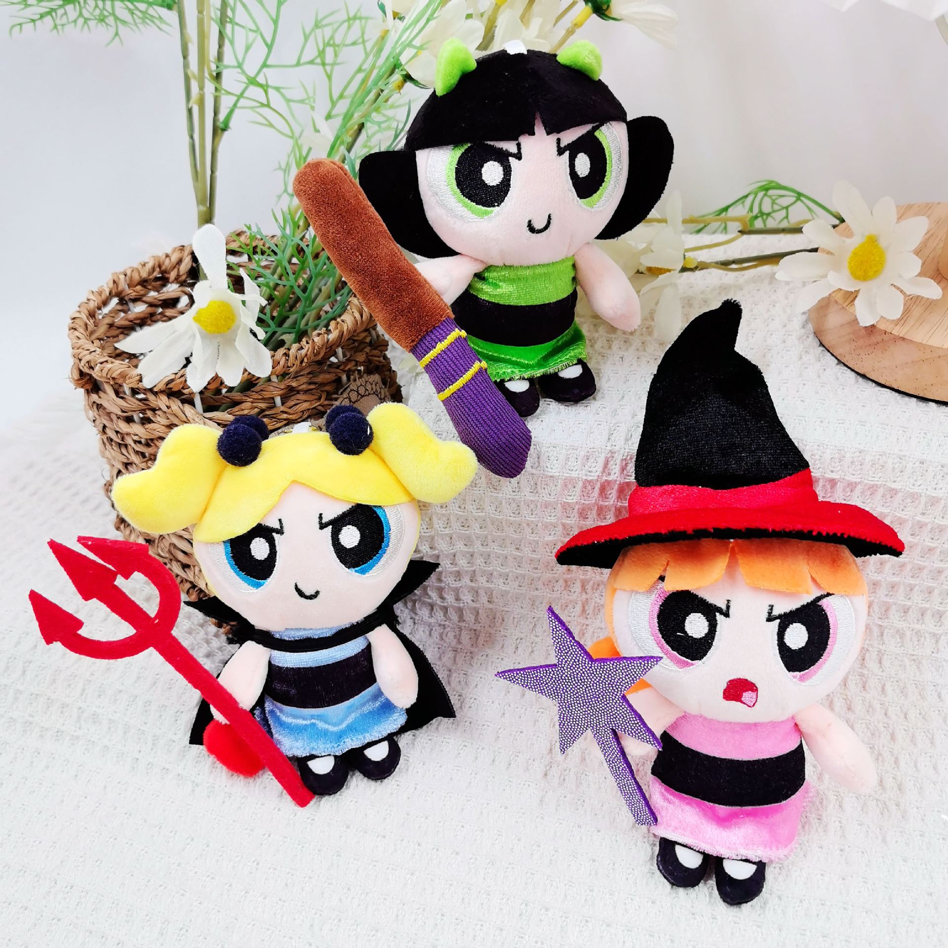 The Powerpuff Girls anime plush doll 13cm