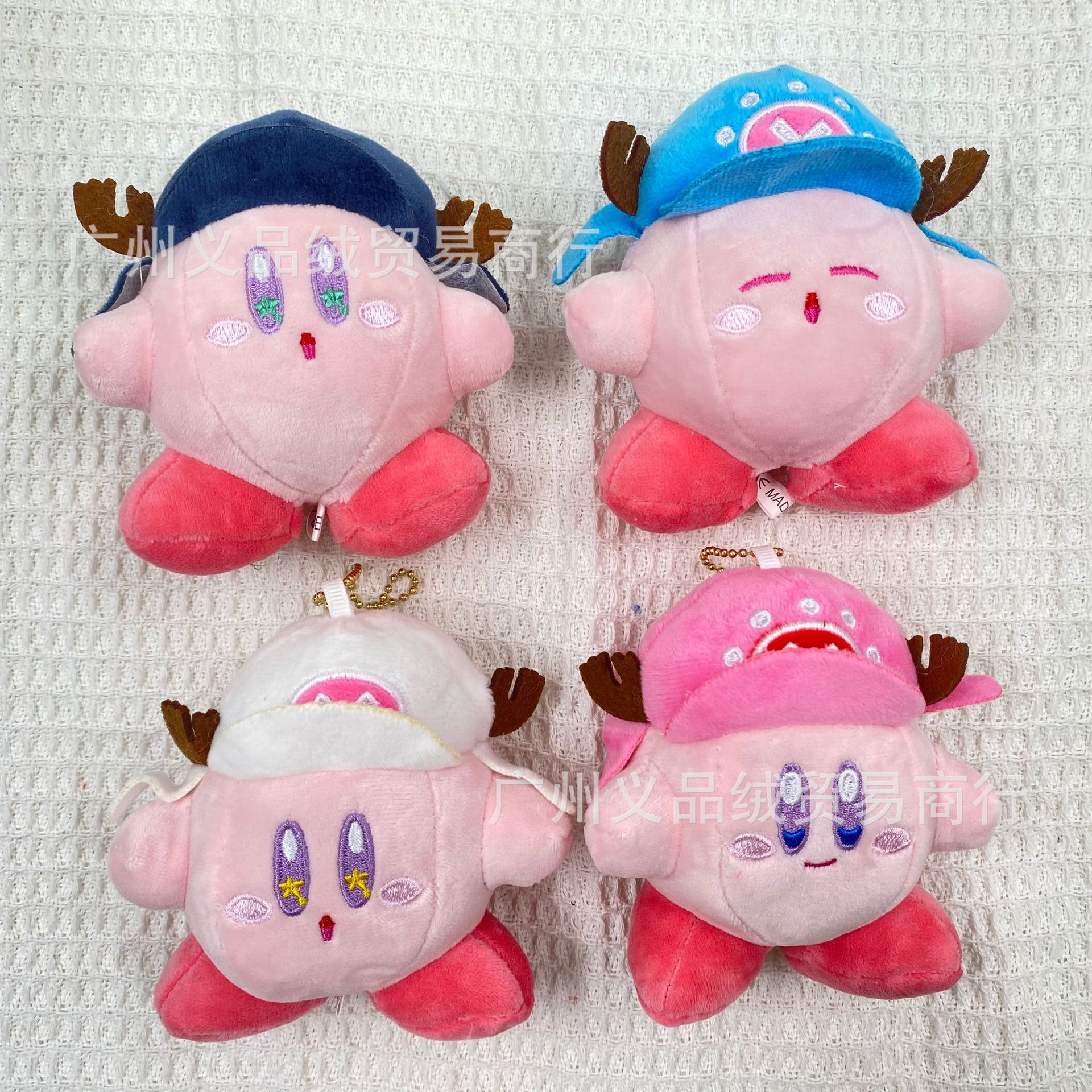 Kirby anime plush doll  10cm 4pcs a set