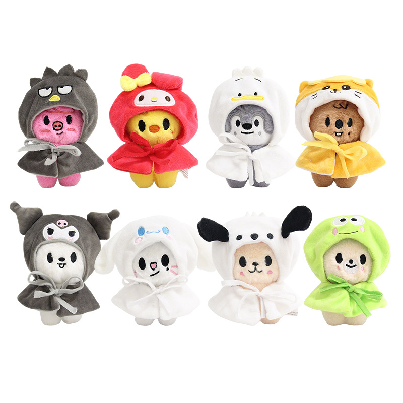 Straykids anime plush doll 12cm 3pcs a set