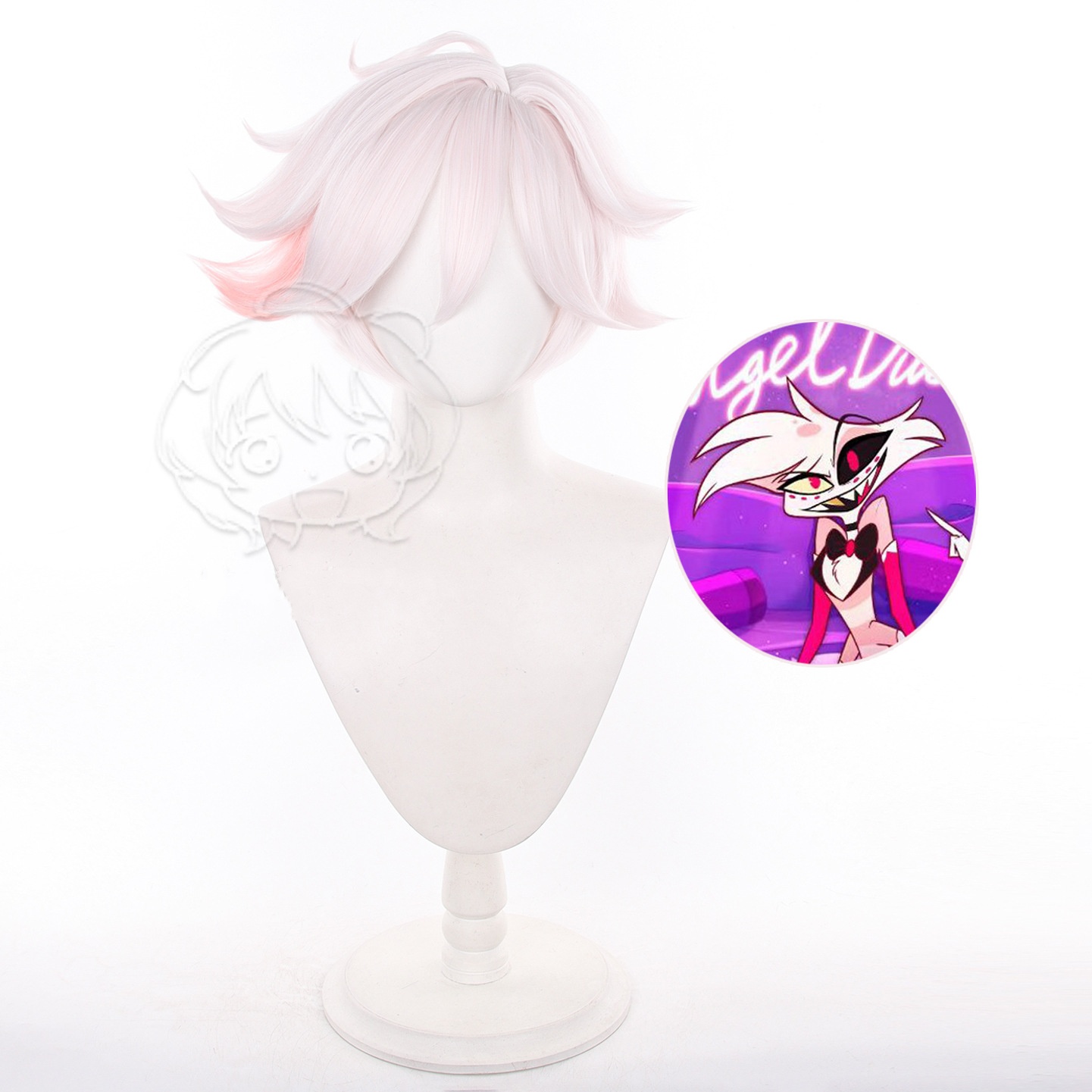 Hazbin Hotel anime wig