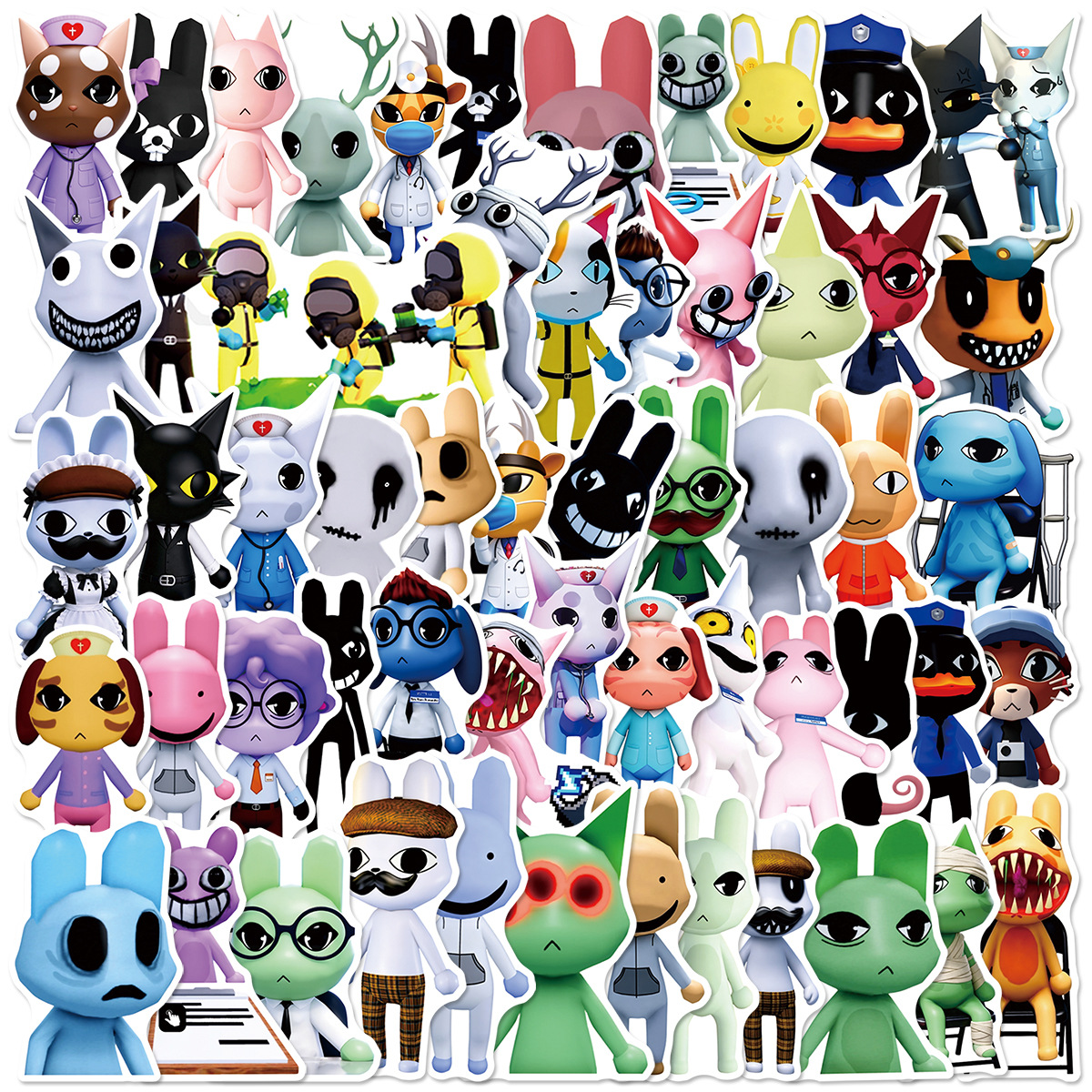 Animal hospital roblox anime stickers 50pcs a set