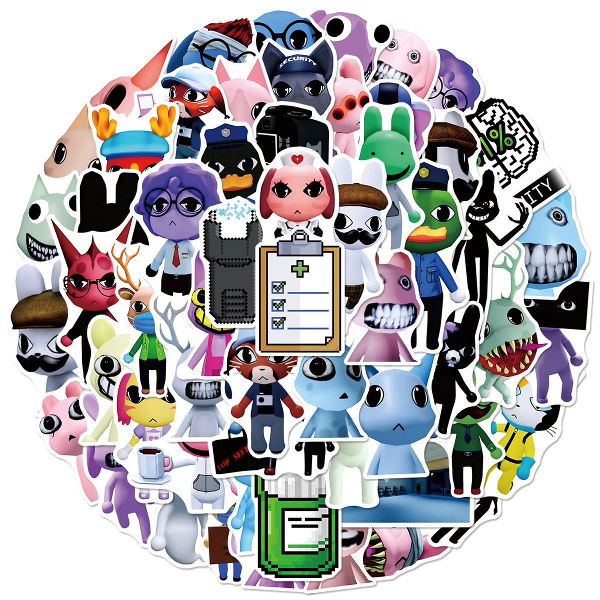 Animal hospital roblox anime stickers 60pcs a set
