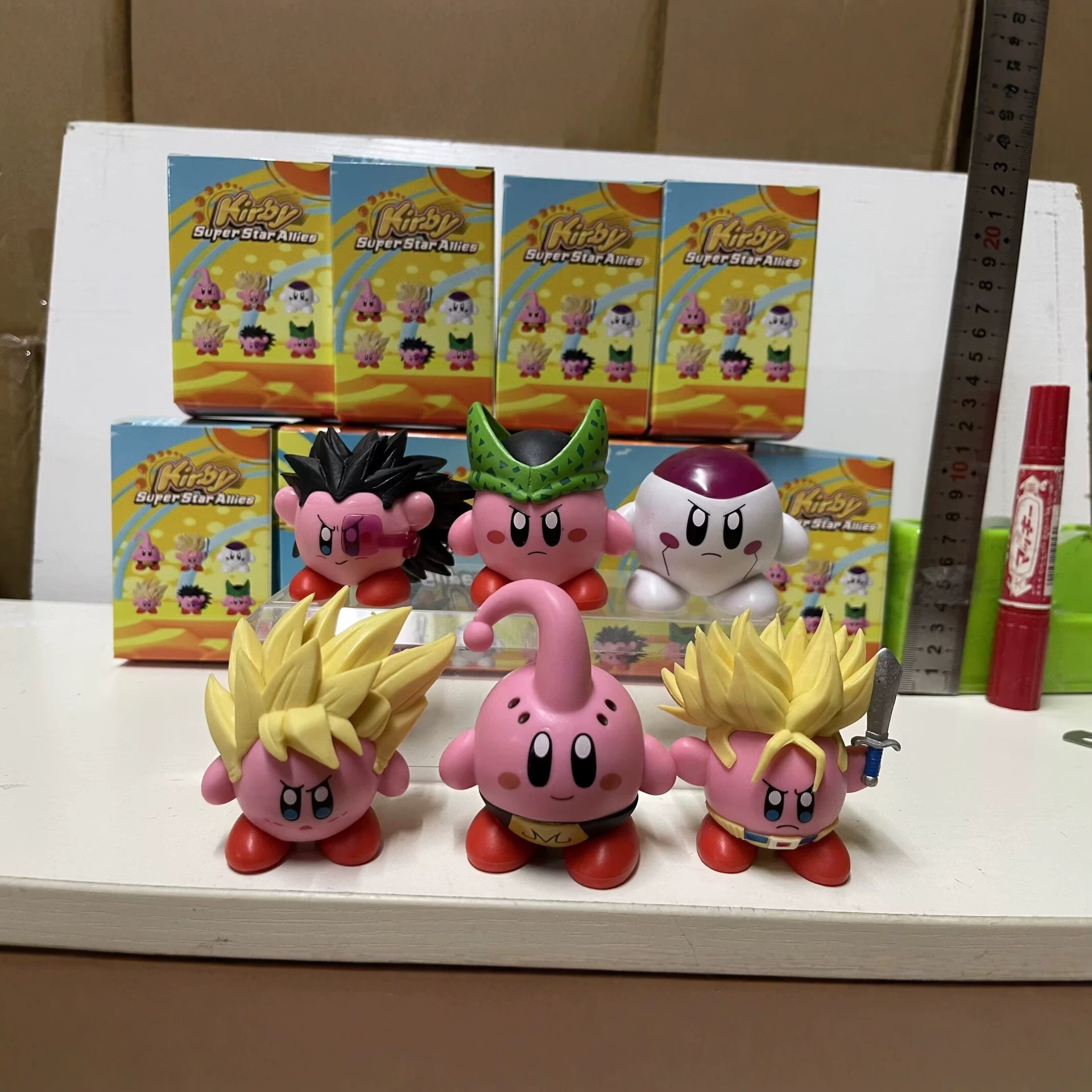 Kirby anime figure 7cm 6pcs a set
