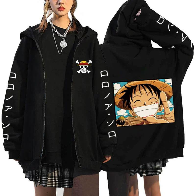 One Piece anime hoodie