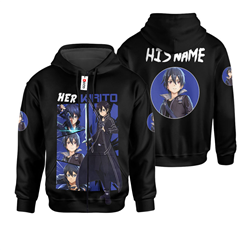 Sword art online anime hoodie