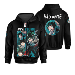 My Hero Academia anime hoodie