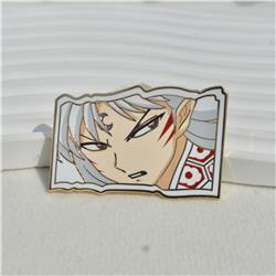 Inuyasha anime pin 50mm 80*71.2*2mm 5pcs a set