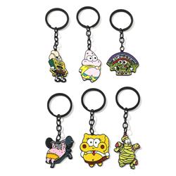 SpongeBob anime keychain 5pcs a set