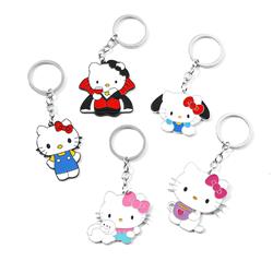 hello kitty anime keychain 5pcs a set